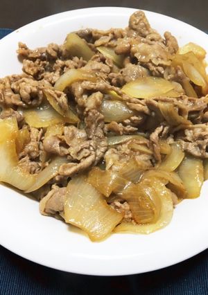 【シンプル】豚肉と玉ねぎのオイスター炒め-レシピのメイン写真