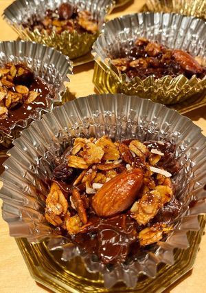 グラノーラチョコ　バレンタインに-レシピのメイン写真