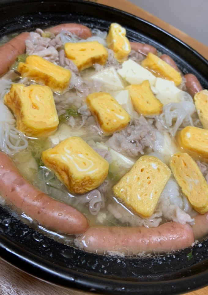 しみしみうま☆卵焼きをINしちゃったお鍋-レシピのメイン写真