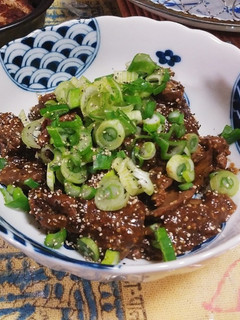 鶏肝オイマスタード炒め(簡単)-レシピのメイン写真