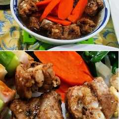 รูปของ 骨付き豚肉のブラックビーンソース蒸し