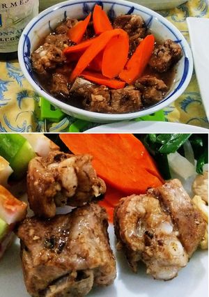 骨付き豚肉のブラックビーンソース蒸し-レシピのメイン写真