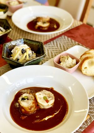 バレンタインに鶏肉のインボルティーニ♪-レシピのメイン写真