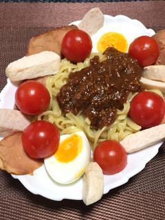 温ジャージャー麺!(^^)!-レシピのメイン写真