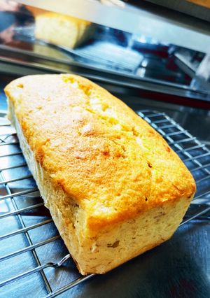 HMとバナナ1本で！牛乳パックケーキ-レシピのメイン写真