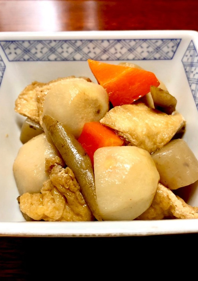 薄揚げと里芋・牛蒡・蒟蒻の炒め煮●副菜-レシピのメイン写真