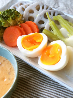 温野菜ディップ〈金山寺みそ漬の素〉-レシピのメイン写真