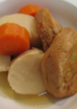 たけのこ芋とがんもの煮物（圧力鍋）-レシピのメイン写真
