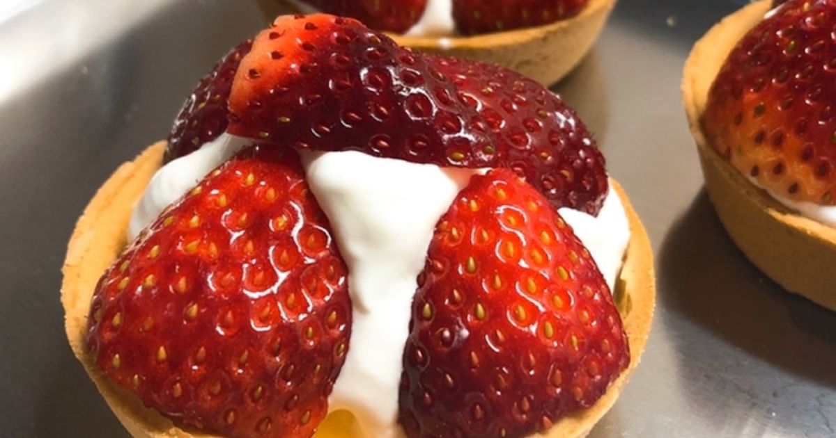 ミニいちごタルト／カスタード＆ホイップ by yuki_1703 【クックパッド