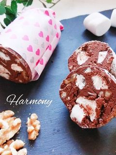 食感が楽しいサラミチョコ-レシピのメイン写真