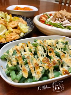 あっという間の一品♡いんげんのマヨ焼き-レシピのメイン写真