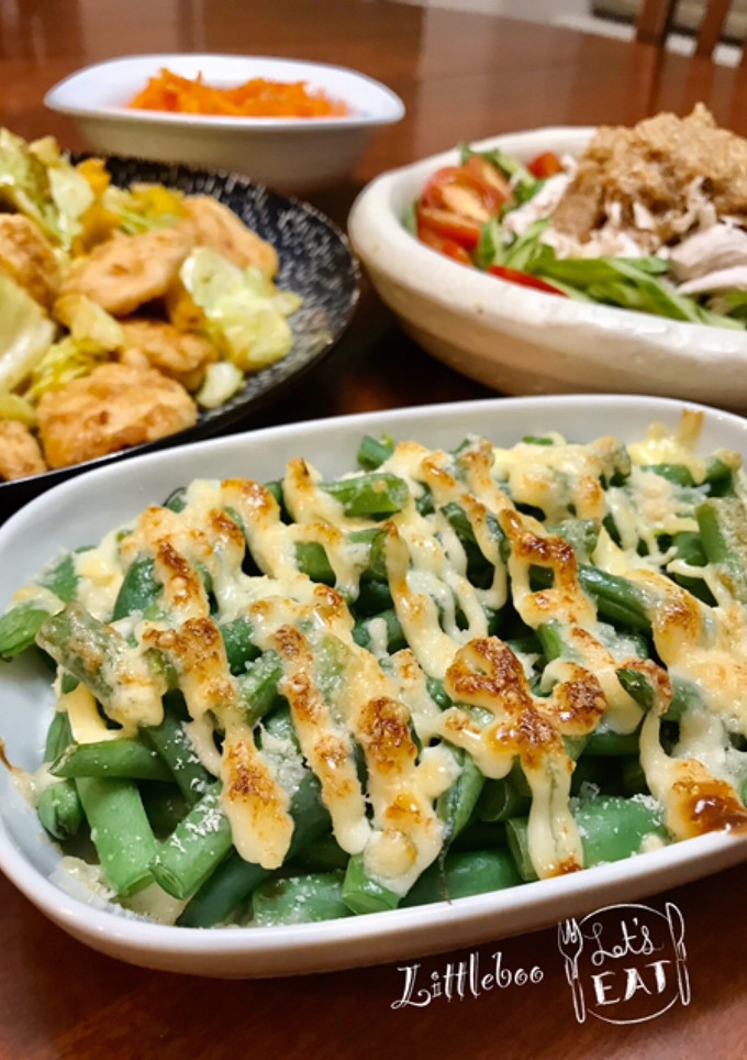 あっという間の一品♡いんげんのマヨ焼き-レシピのメイン写真
