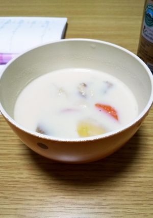 肉じゃがリメイク！和風ミルクスープ-レシピのメイン写真