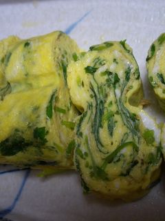 三つ葉の卵焼き-レシピのメイン写真