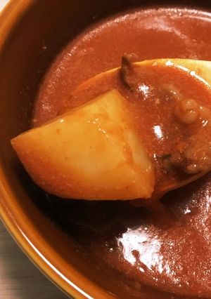 ピリ辛！身体が温まるホットトマトシチュー-レシピのメイン写真