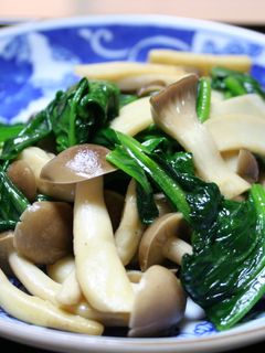 ほうれん草&きのこのバター醤油炒め-レシピのメイン写真