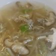 もやしと牛肉の春雨スープ