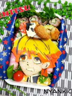 鬼滅の刃★ 我妻善逸キャラ弁-レシピのメイン写真