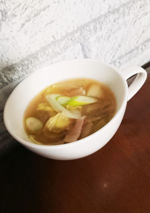 白菜とベーコンのスープ-レシピのメイン写真