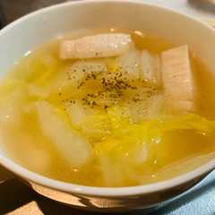 รูปของ ダイエットにも◎白菜とむね肉の中華スープ