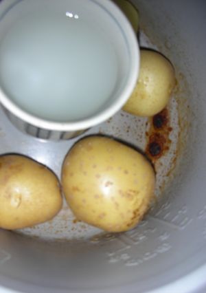 炊飯器で蒸かしジャガ！塩だけで美味しい-レシピのメイン写真