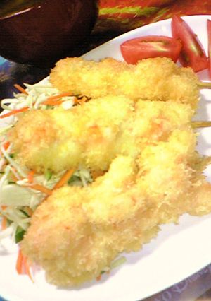 夏を刺激☆３色串エビフライ-レシピのメイン写真