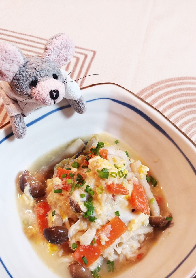 おからときのこの卵とじ-レシピのメイン写真