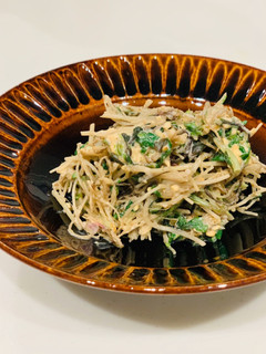 田せりの味噌マヨ和え-レシピのメイン写真