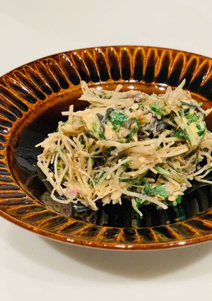 田せりの味噌マヨ和え-レシピのメイン写真