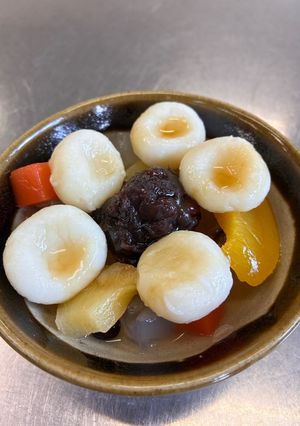 米粉白玉あんみつ-レシピのメイン写真