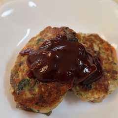 รูปของ 超簡単リメイク☆白和えハンバーグ
