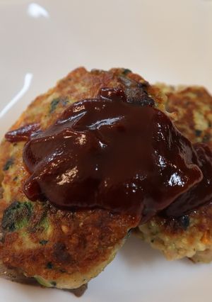 超簡単リメイク☆白和えハンバーグ-レシピのメイン写真