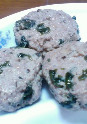 わかめたっぷり豆腐ハンバーグ-レシピのメイン写真