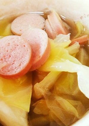 完成まで10分★キャベツの中華スープ-レシピのメイン写真