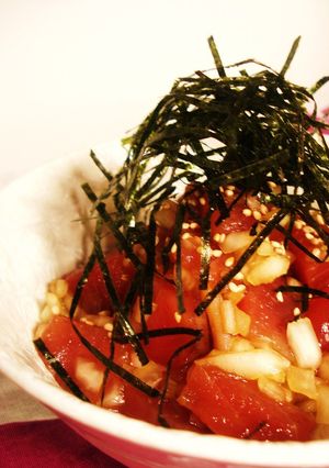 寿司屋の☆まかない♪マグロの漬け丼-レシピのメイン写真
