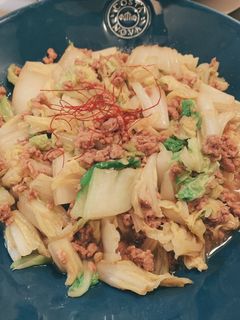 簡単!白菜と豚挽肉の味噌炒め-レシピのメイン写真
