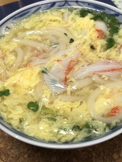 5分で!ふわふわ蟹玉うどん!-レシピのメイン写真