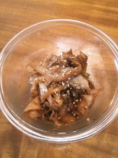 大根の皮 甘辛炒め-レシピのメイン写真