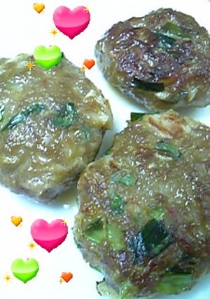 元気もりもり☆キムチハンバーグ☆-レシピのメイン写真