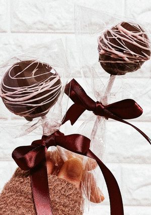 バレンタイン♡簡単大量ケーキロリポップ♪-レシピのメイン写真