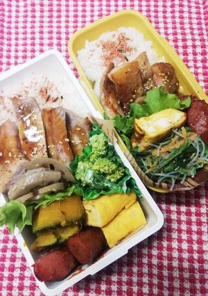 野球少年&パパ弁♡豚ロース照り焼き2/9-レシピのメイン写真