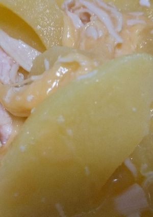 りんごとささみのチーズコンポート風-レシピのメイン写真