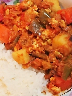 鶏挽き肉とマグロツナの野菜たっぷりカレー-レシピのメイン写真