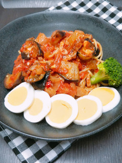 茄子のトマトソースパスタ-レシピのメイン写真