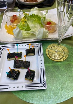 アボガドチーズ海苔巻き　コンソメジュレ-レシピのメイン写真