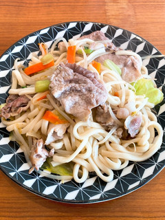 超簡単!手抜き肉焼うどん!-レシピのメイン写真