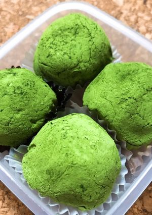 糖質制限　さつま芋で抹茶饅頭-レシピのメイン写真