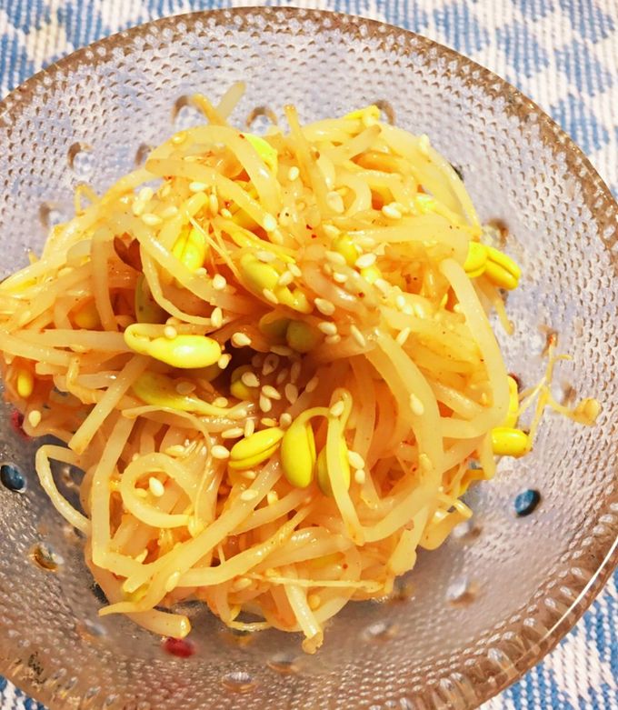 ＊キムチの素で！豆もやしのキムチナムル＊-レシピのメイン写真