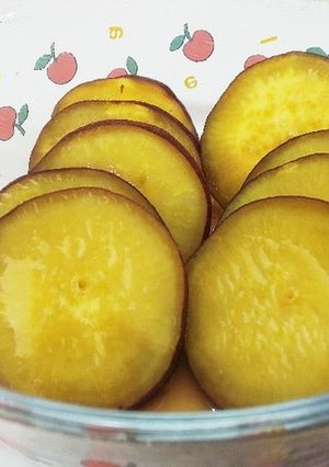 糖質オフ☆レンジで簡単さつまいもの甘煮-レシピのメイン写真