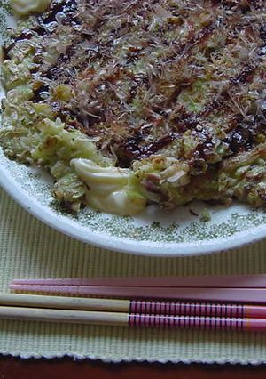 ツナとキャベツのお好焼き-レシピのメイン写真